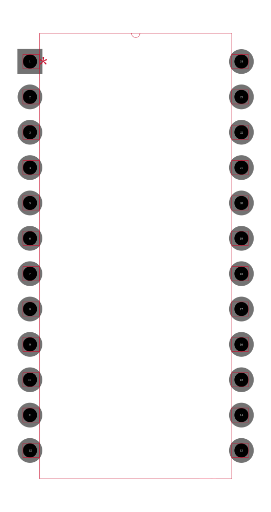 LM2825N-3.3/NOPB封装焊盘图