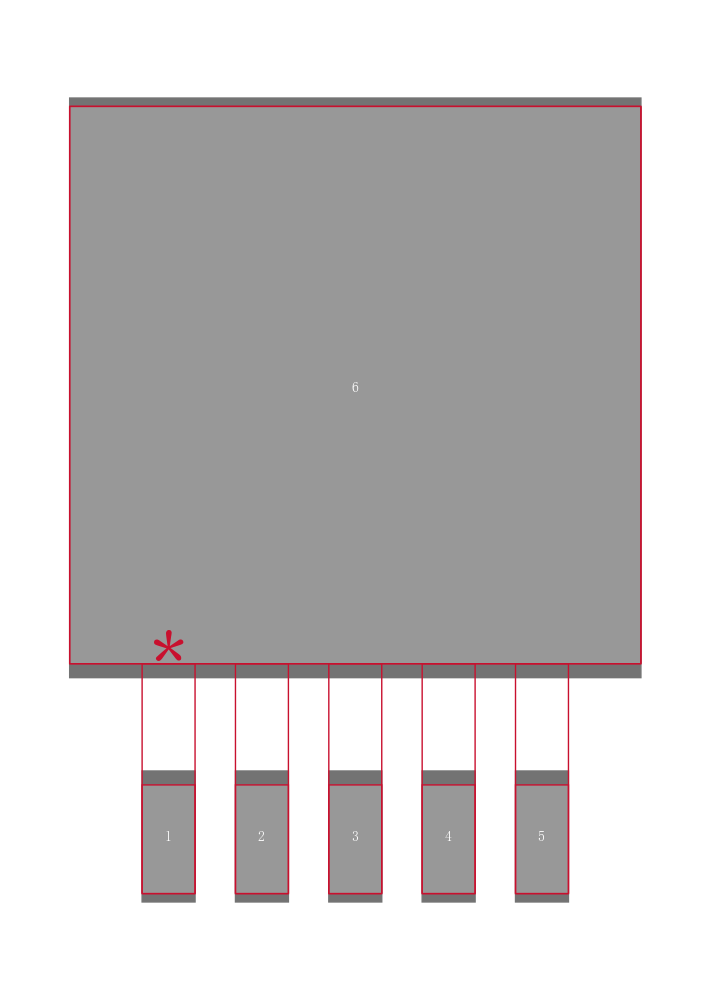 LP3965ES-5.0/NOPB封装焊盘图