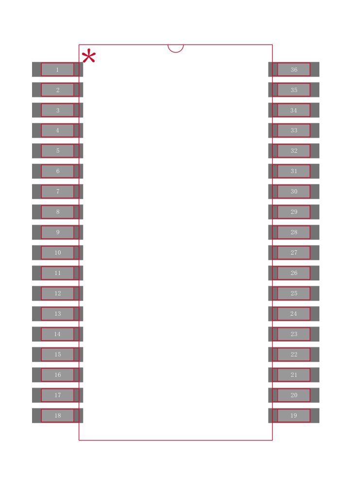 LTC1539CGW封装焊盘图