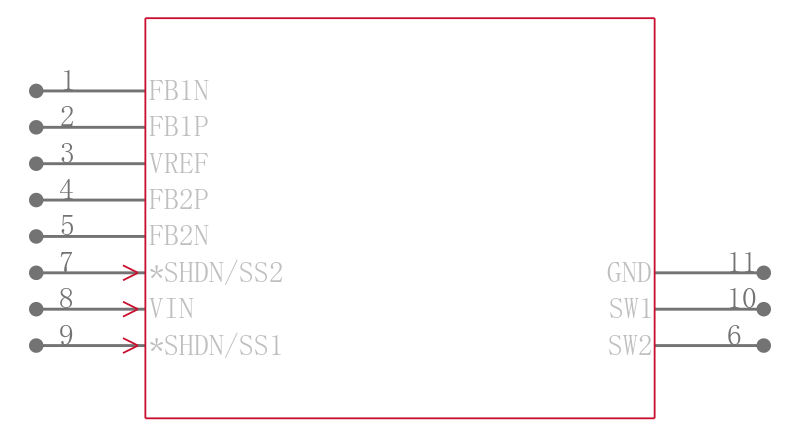 LT3471EDD#TR引脚图