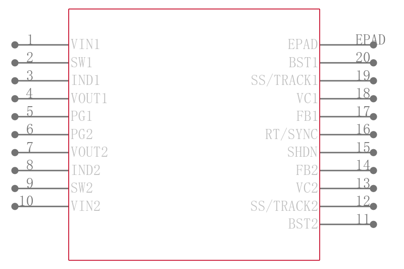 LT3501IFE引脚图