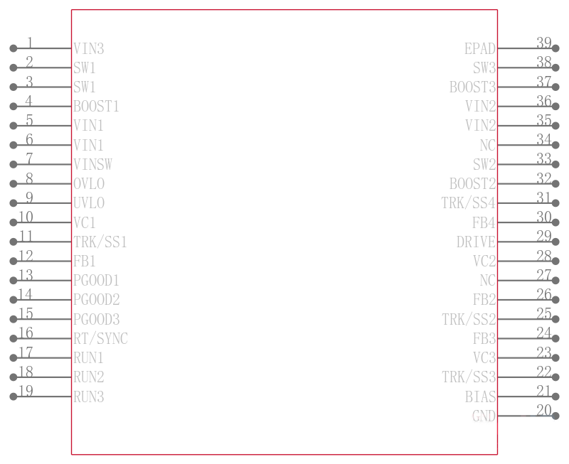 LT3507AHFE#PBF引脚图
