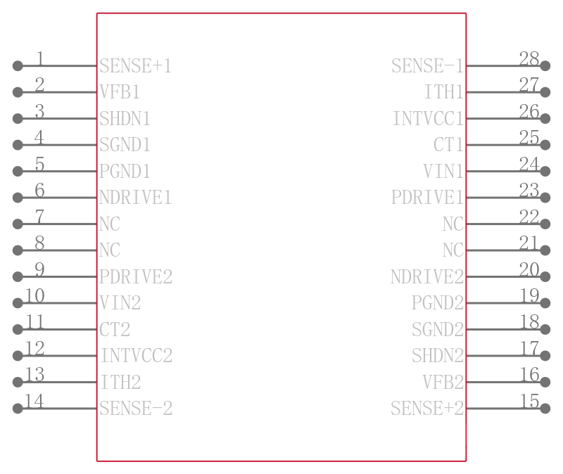 LTC1142HVCG-ADJ#TR引脚图