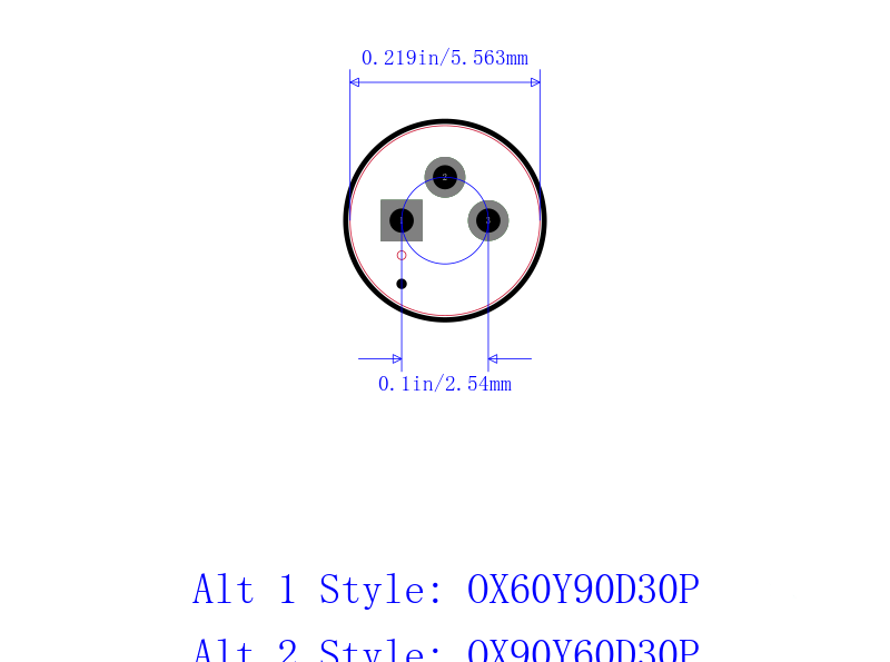 LM334H/NOPB封装图