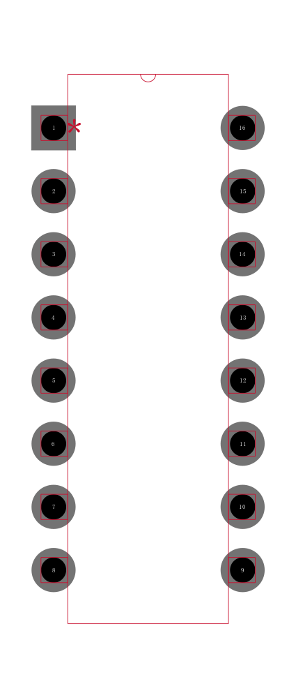 LM2577N-ADJ封装焊盘图