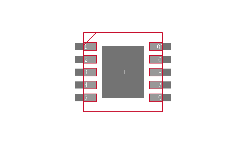 LM2750SDX-ADJ封装焊盘图