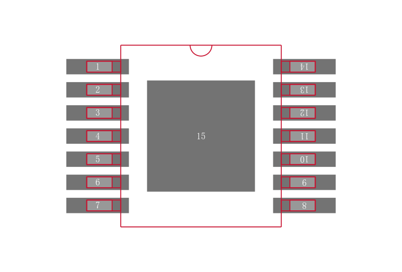 LM2852YMXA-1.2封装焊盘图