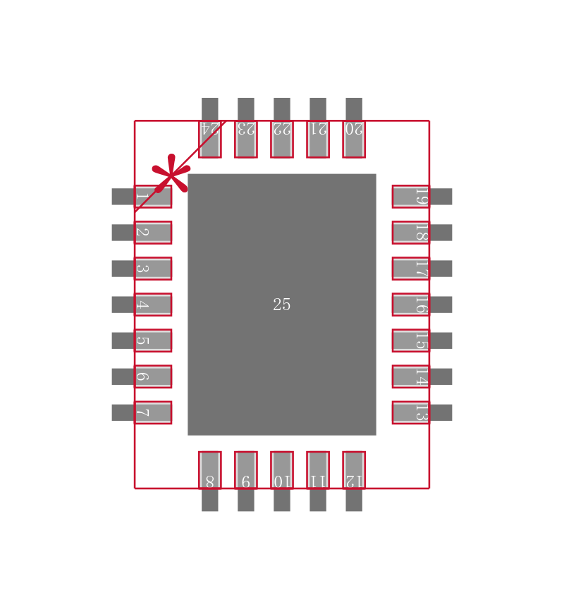 LM3432BSQ/NOPB封装焊盘图
