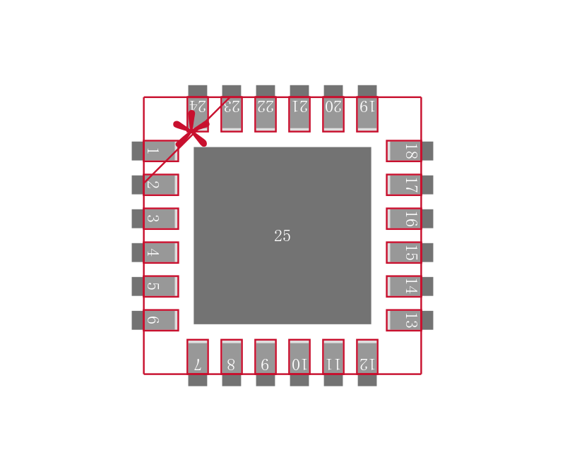 LM3434QX/NOPB封装焊盘图
