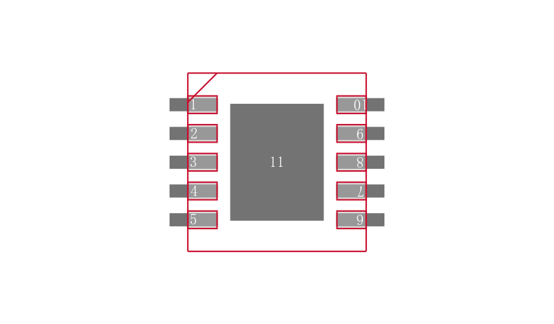 LM34914SD封装焊盘图