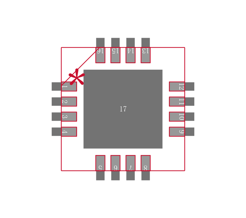 LM3503SQX-44封装焊盘图