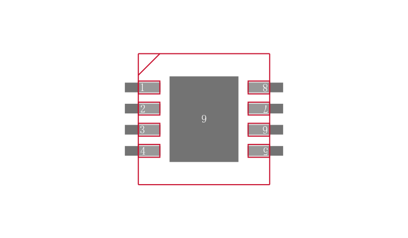 LM3676SD-1.5/NOPB封装焊盘图