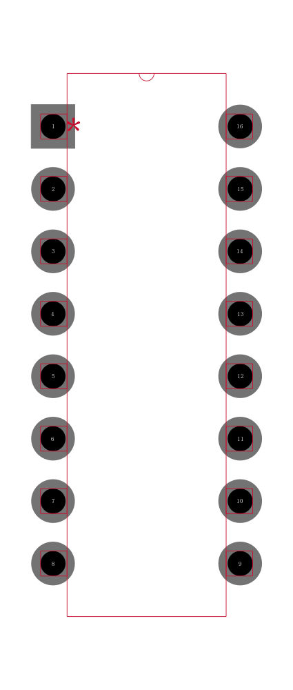LP2953IN-3.3封装焊盘图
