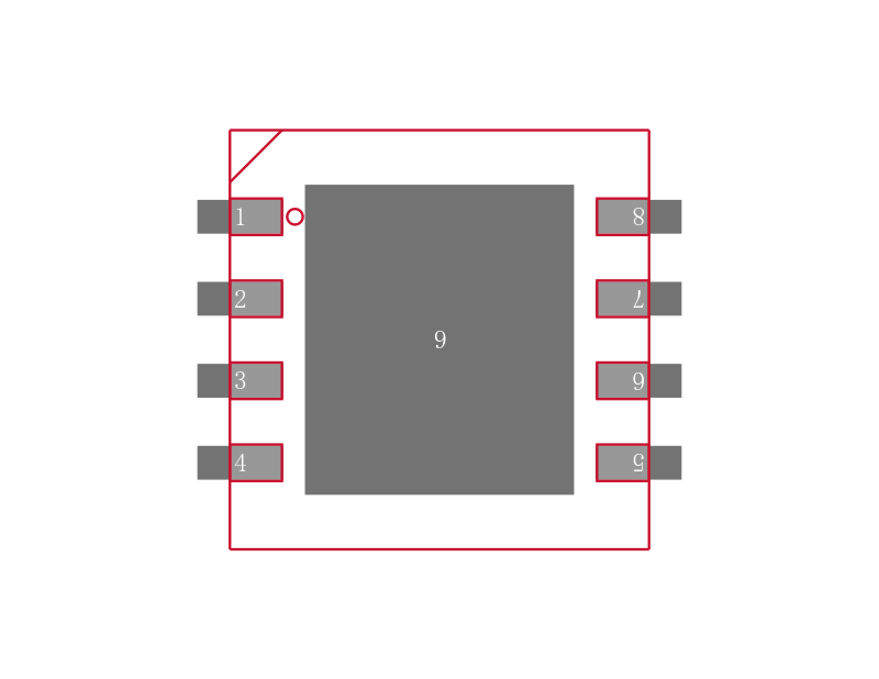 LP3879SDX-1.0/NOPB封装焊盘图