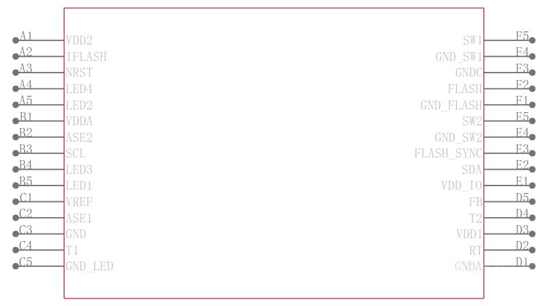 LP5527TL/NOPB引脚图