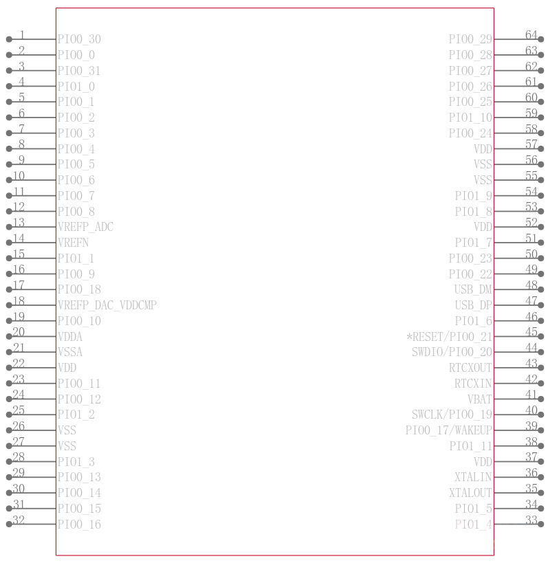 LPC1549JBD64QL引脚图