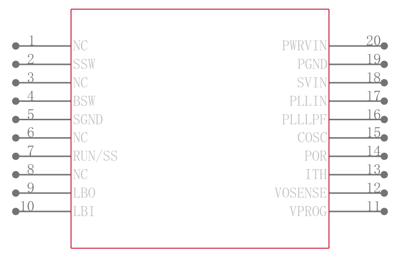LTC1434CGN引脚图