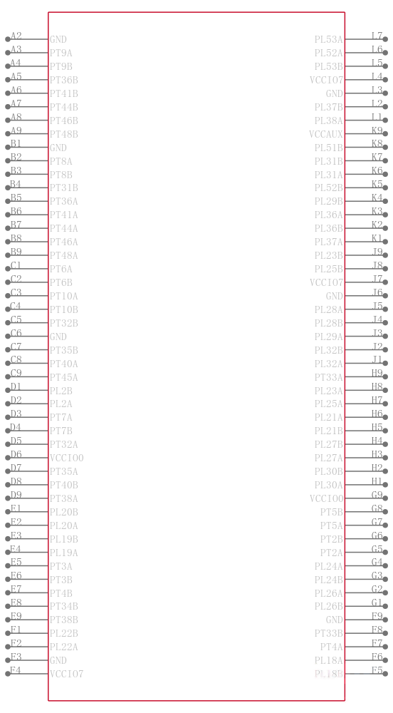LFE2-70E-5FN672I引脚图