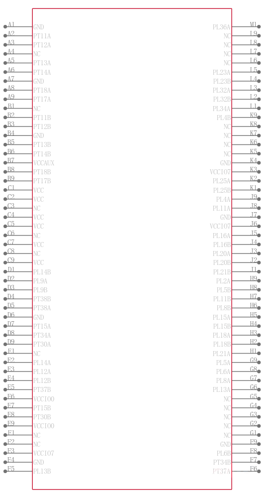 LFE2M50E-6FN900I引脚图