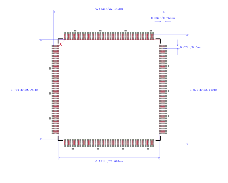LPC2212FBD144/01封装图