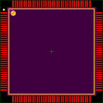 LPC2388FBD144,551封装焊盘图