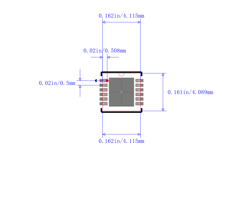LDC1612QDNTRQ1封装图
