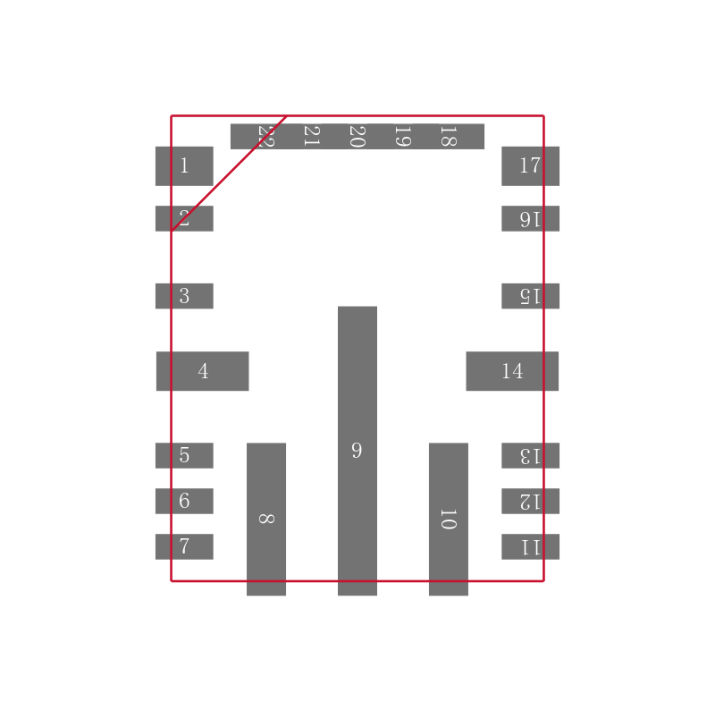 LM536253QRNLTQ1封装焊盘图