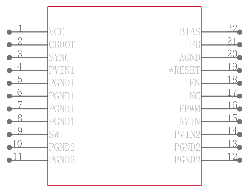 LM53635LQRNLTQ1引脚图