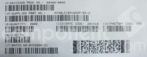 MT48LC16M16A2P-6A:G图片4