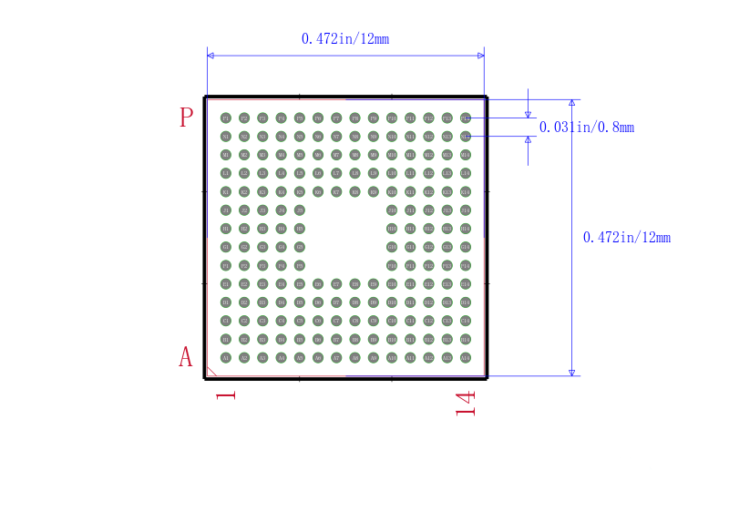 LPC54618J512ET180E封装图