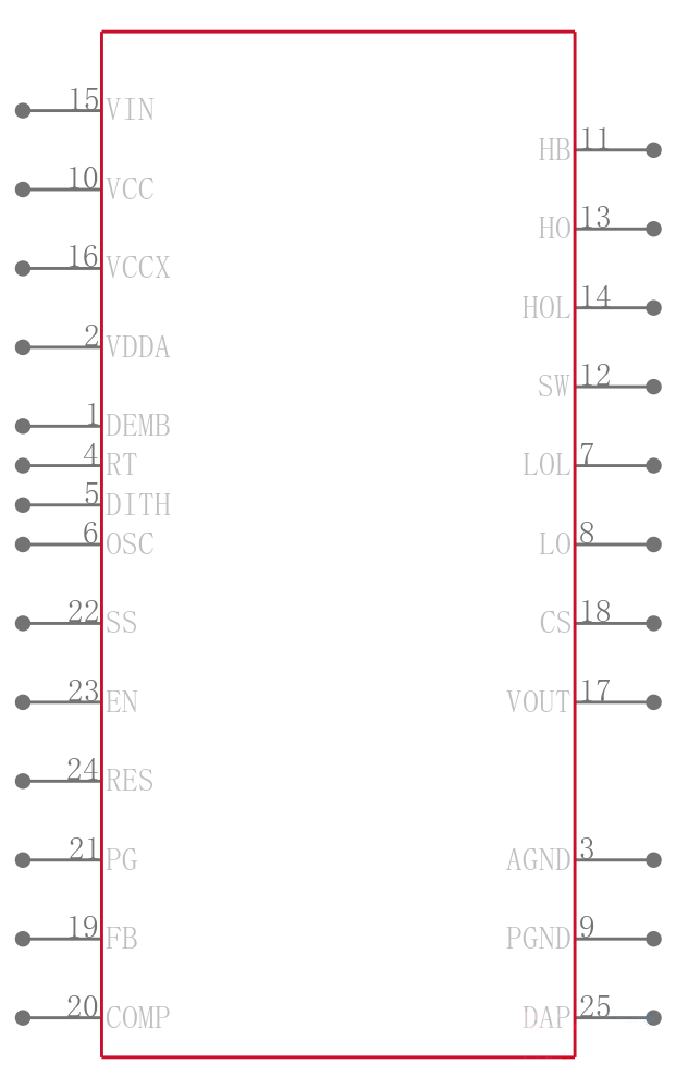 LM25141QRGERQ1引脚图