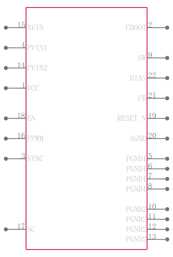LMS3655LQRNLTQ1引脚图