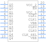 MC100LVEP14DTG引脚图