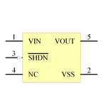 MCP1801T-3302I/OT引脚图