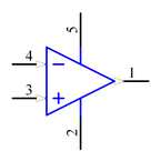 MCP6021T-E/OT引脚图