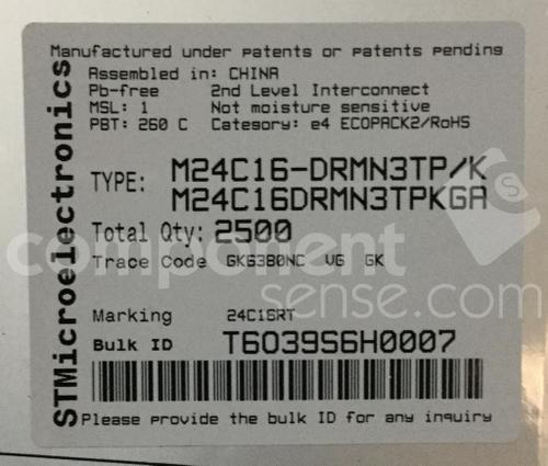 M24C16-DRMN3TP/K图片5