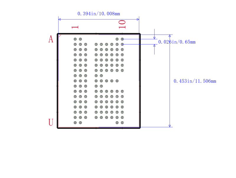 MT42L32M32D2AC-25 AIT:A TR封装图