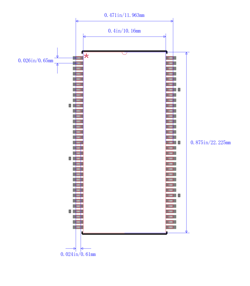 MT46V128M4TG-5B:D TR封装图