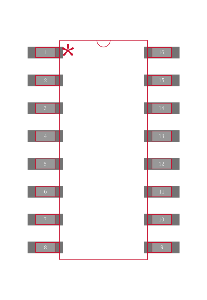 M41T94MQ6F封装焊盘图