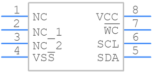 M24C16-RDW6TP引脚图
