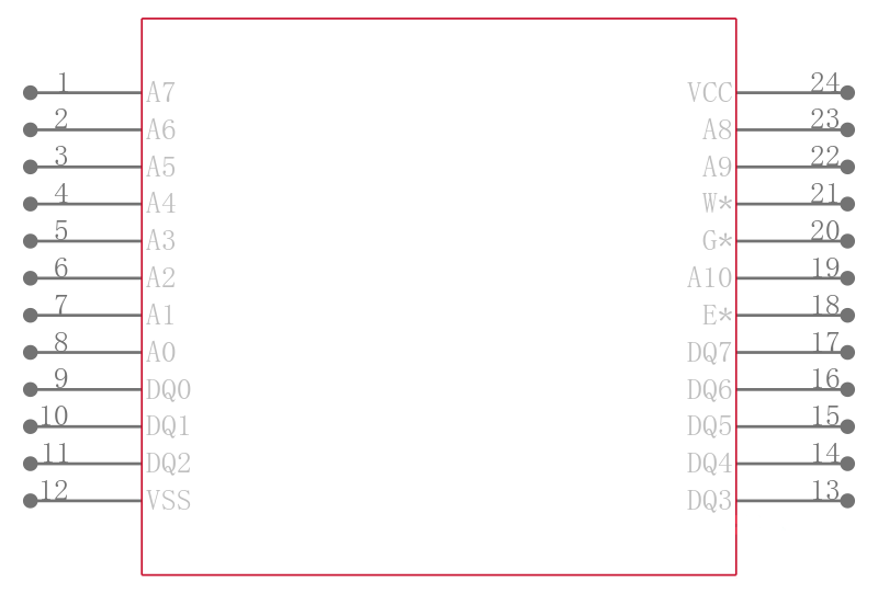 M48Z12-70PC1引脚图