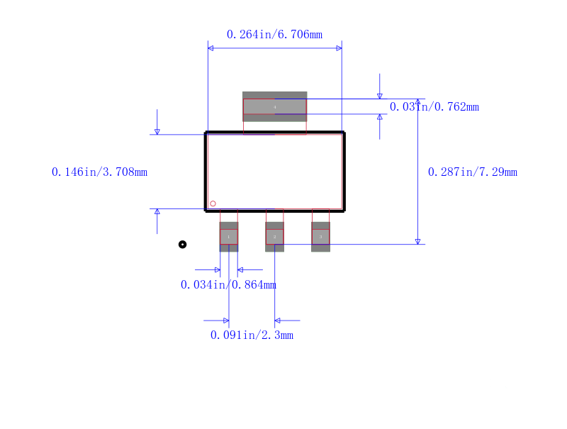 MIC5200-3.3YS封装图