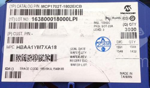MCP1702T-1802E/CB图片10