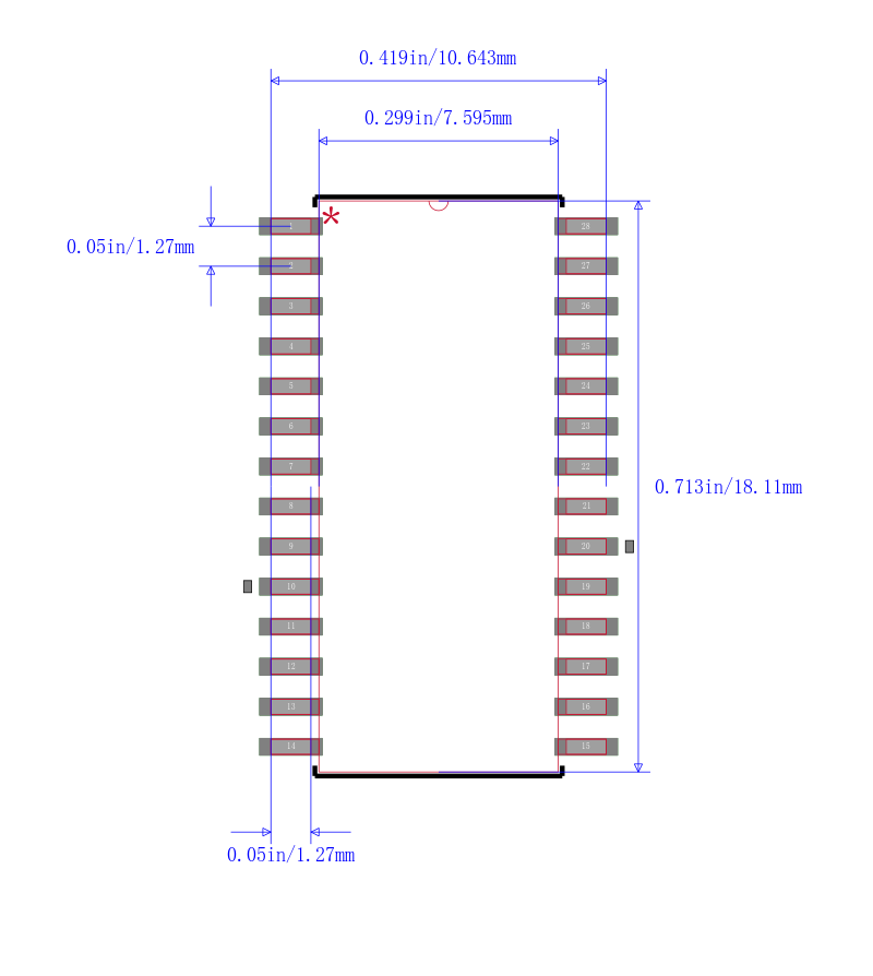 MAX4550EWI+封装图