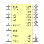 MCP23008T-E/SS引脚图