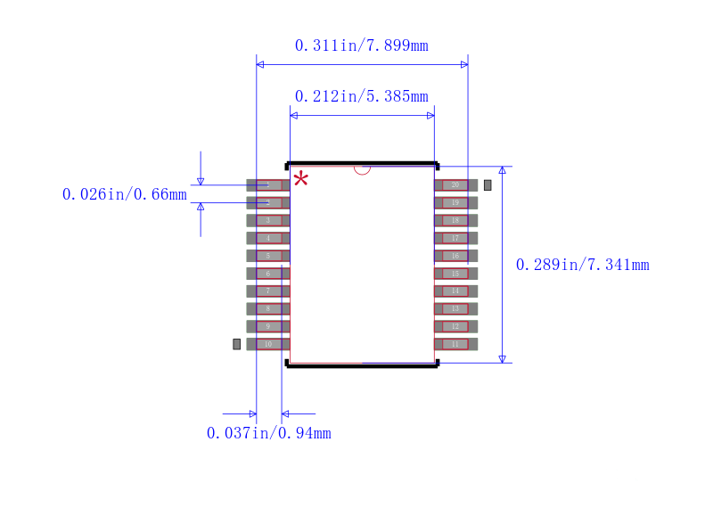 MAX1409CAP+T封装图