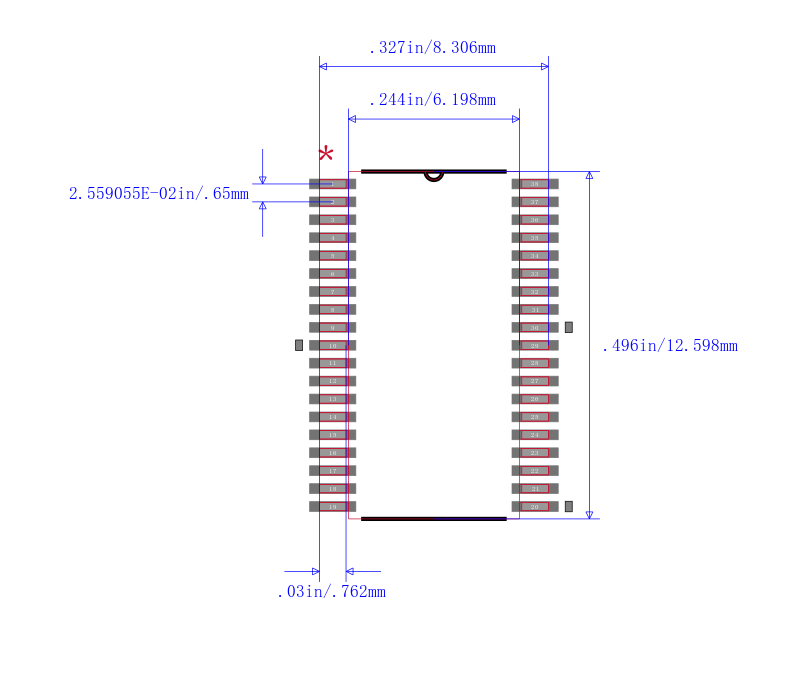 MSP430F5131IDA封装图