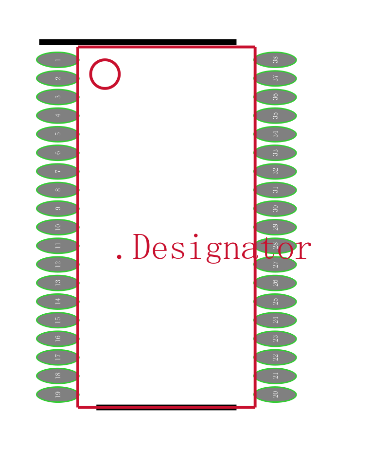 MSP430G2955IDA38封装图