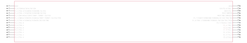 MSP430G2413IPW28引脚图