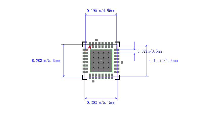 MSP430F2132TRTVT封装图